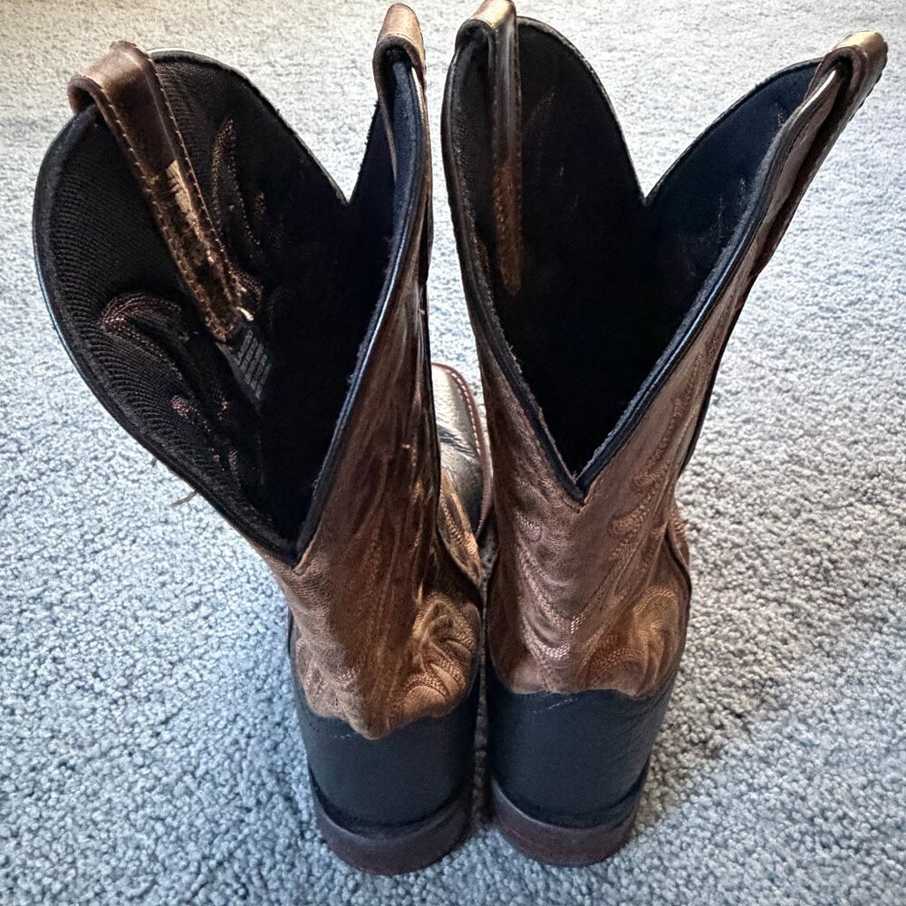 Laredo Topeka Western Boots - Men's Sz. 11D - Two-Tone Design - New WO Box - Picture 3 of 13